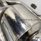 JDM EK9 Mugen Twin Loop Sports Cat Back Exhaust 